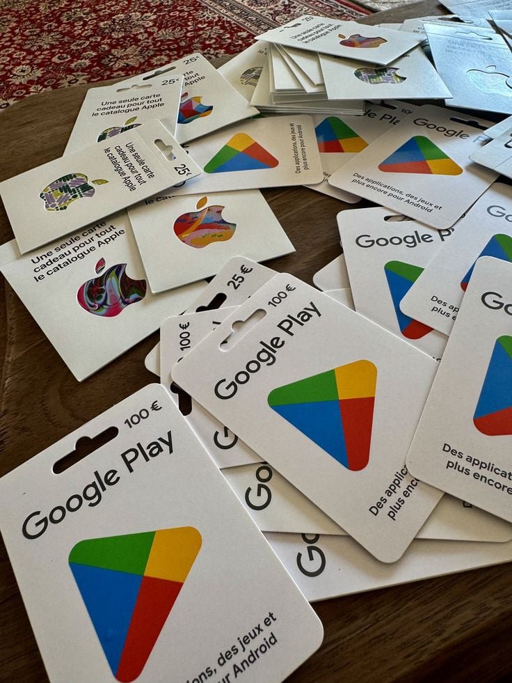 Google Play gift card reward example