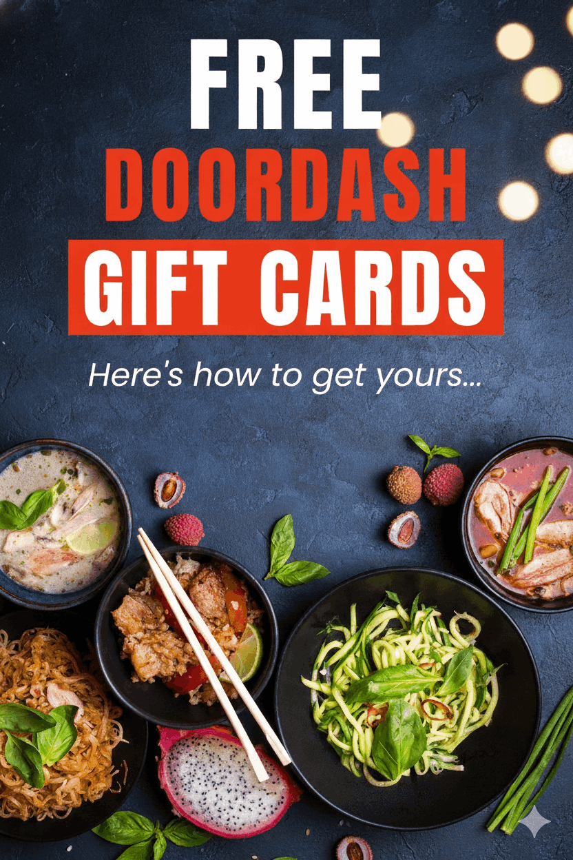 free DoorDash gift card